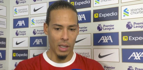 欧洲杯直播网:范戴克抱怨道上半场我们错失绝佳机会,本该取得进球